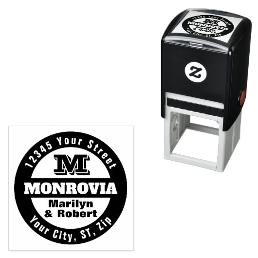 Big Bold Large Print Permastempel (Beispiel)