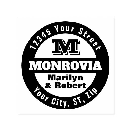 Big Bold Large Print Permastempel (Design)