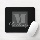 Big Bold Monogram Mousepad (Mit Mouse)