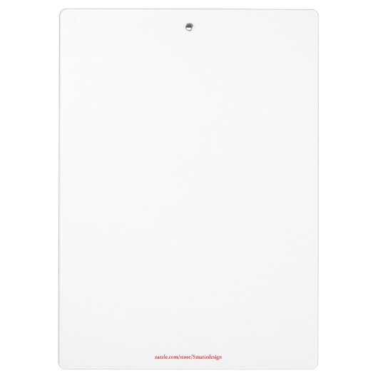 Big, Bold, Red Poppies Clipboard Klemmbrett (Rückseite)