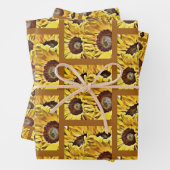 Big Bold Sunblumen Geschenkpapier Set (Beispiel)