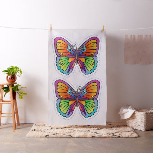 Big Bold und Beautiful Butterfly Stoff