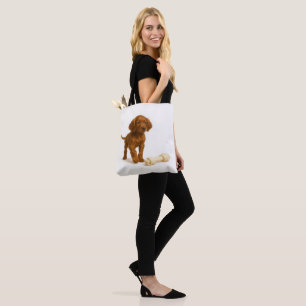 Big Bone, Bigger Gefühls - Irish Setter Puppy Tasche