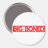 Big-Boned-Briefmarke Magnet (Vorderseite/Rückseite)