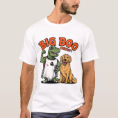 Big Boo Energy T Rex Retriever Halloween T-Shirt (Vorderseite)