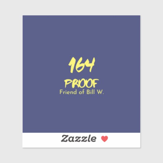 Big Book Friend von Bill W. Sticker (Blatt)