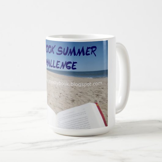 Big Book Summer Große 15 oz Tasse (VorderseiteRechts)