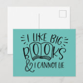 Big Books Postkarte (Vorne/Hinten)