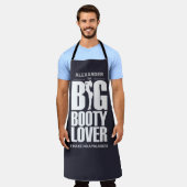 BIG BOOTY LOVER Lustiger Herren-Schürze Schürze (Getragen)
