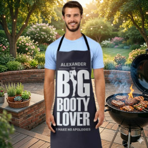 BIG BOOTY LOVER Lustiger Herren-Schürze Schürze