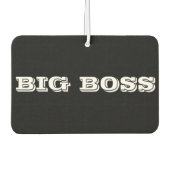 Big-Boss-Autoaufkleber Autolufterfrischer (Vorderseite)