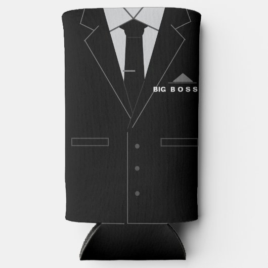Big Boss Can Coolers Personalized Funny Gift Selters Dosenkühler (Vorderseite)
