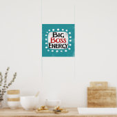 Big Boss Energy Poster Wall Art (Küche)