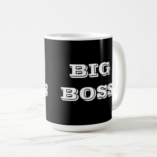 Big Boss Kaffeetasse (VorderseiteRechts)