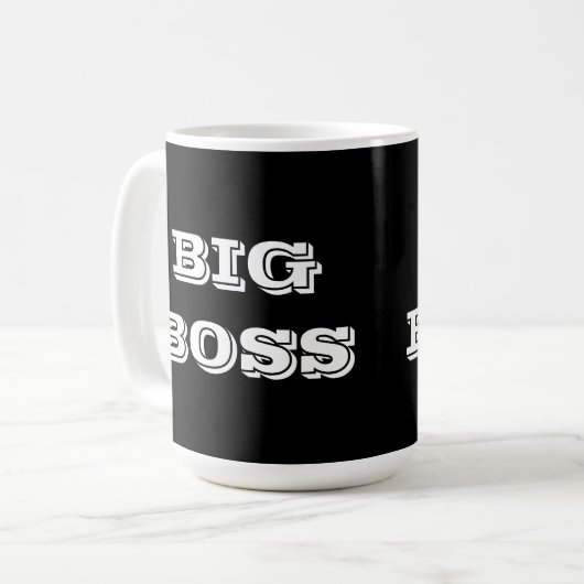 Big Boss Kaffeetasse (Vorderseite Links)