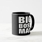 BIG BOSS MAN, Funny coffee mug Tasse (VorderseiteRechts)