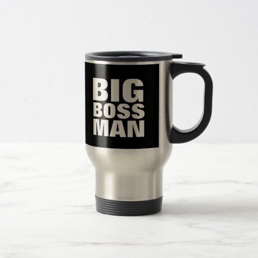 BIG BOSS MAN, Lustige Kaffeetasse (Rechts)