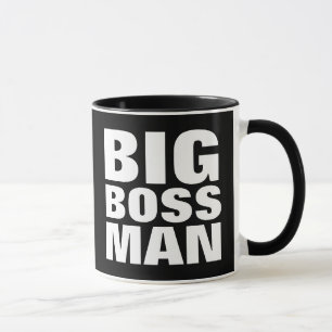 BIG BOSS MAN, Lustiger Kaffeebecher Tasse