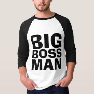 BIG BOSS MAN Men Funny T - Shirt T-Shirts