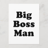 Big Boss Man Postkarte (Vorderseite)