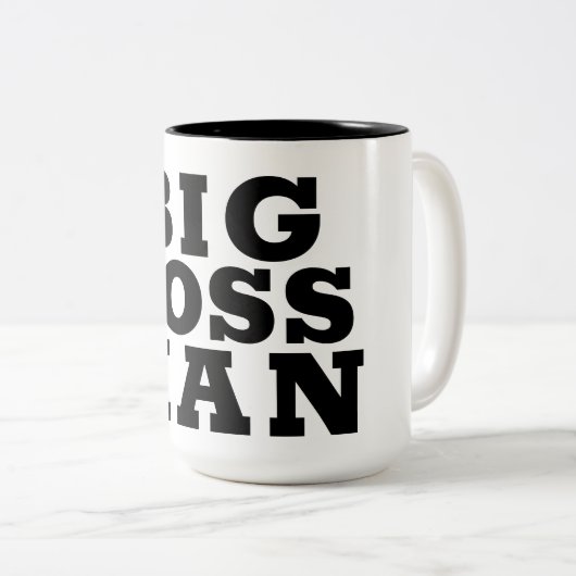 Big Boss Man Zweifarbige Tasse (VorderseiteRechts)