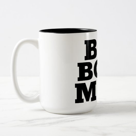 Big Boss Man Zweifarbige Tasse (Links)