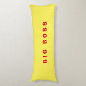 BIG BOSS PILLOW FÜR FANS SEITENSCHLÄFERKISSEN (Vorderseite Vertikal)
