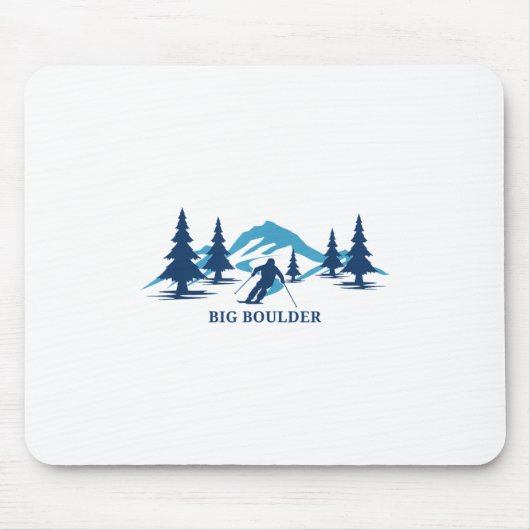 Big Boulder Pennsylvania Ski Resort Skier T Mousepad (Vorne)