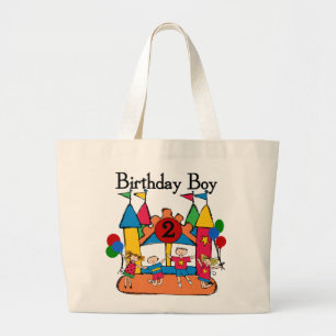 Big Bounce Boy 2. Geburtstag Tshirts und Geschenke Jumbo Stoffbeutel