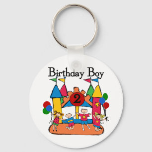 Big Bounce Boy 2. Geburtstag Tshirts und Geschenke Schlüsselanhänger