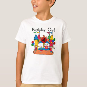 Big Bounce Girl 4. Geburtstag T - Shirt und Gesche