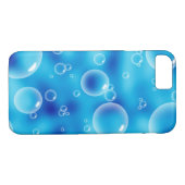 Big Bouncing Blue Bubbles Case-Mate iPhone Hülle (Rückseite (Horizontal))