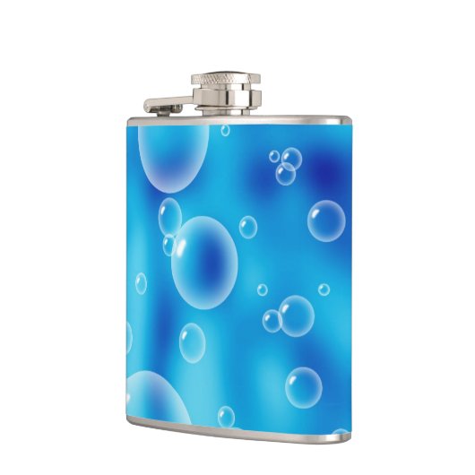 Big Bouncing Blue Bubbles Flachmann (Links)