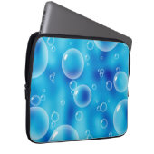 Big Bouncing Blue Bubbles Laptopschutzhülle (Vorne Rechts)
