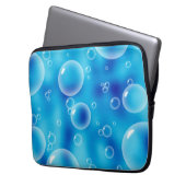 Big Bouncing Blue Bubbles Laptopschutzhülle (Vorderseite Links)