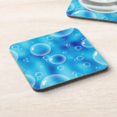Big Bouncing Blue Bubbles Untersetzer (Linke Seite)