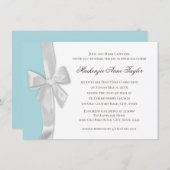 Big Bow First Communation Einladung (Vorne/Hinten)