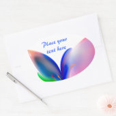 Big Bow-Geschenkboxen Ovaler Aufkleber (Umschlag)