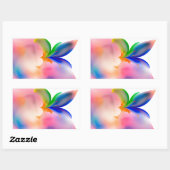 Big Bow-Geschenkboxen Rechteckiger Aufkleber (Blatt)