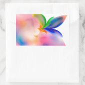 Big Bow-Geschenkboxen Rechteckiger Aufkleber (Tasche)