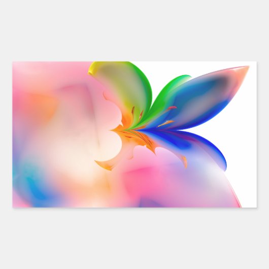 Big Bow-Geschenkboxen Rechteckiger Aufkleber (Vorderseite)