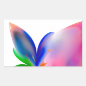 Big Bow-Geschenkboxen Rechteckiger Aufkleber (Vorderseite)