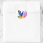 Big Bow-Geschenkboxen Runder Aufkleber (Tasche)