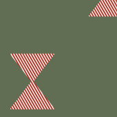 Big Bow of Striped Ribbon Geschenkpapier Set