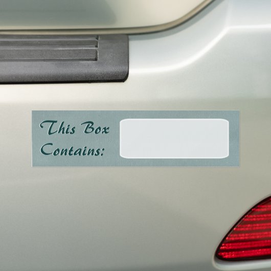 Big-Box-Label Autoaufkleber (Auf Auto)