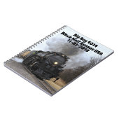 Big Boy 4014 Black Wolf Kansas Notizblock (Linke Seite)