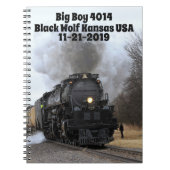 Big Boy 4014 Black Wolf Kansas Notizblock (Vorderseite)