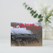 Big Boy 4014 Black Wolf Kansas USA. Postkarte (Stehend Vorderseite)