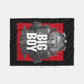 Big Boy 4014 Clic Steam Engine Retro Locomotive Ra Fleecedecke (Vorderseite (Horizontal))