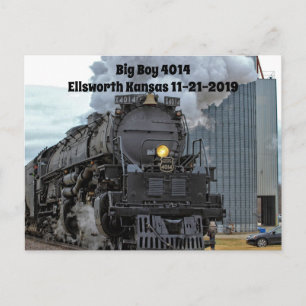 Big Boy 4014-Dampflokomotive Postkarte